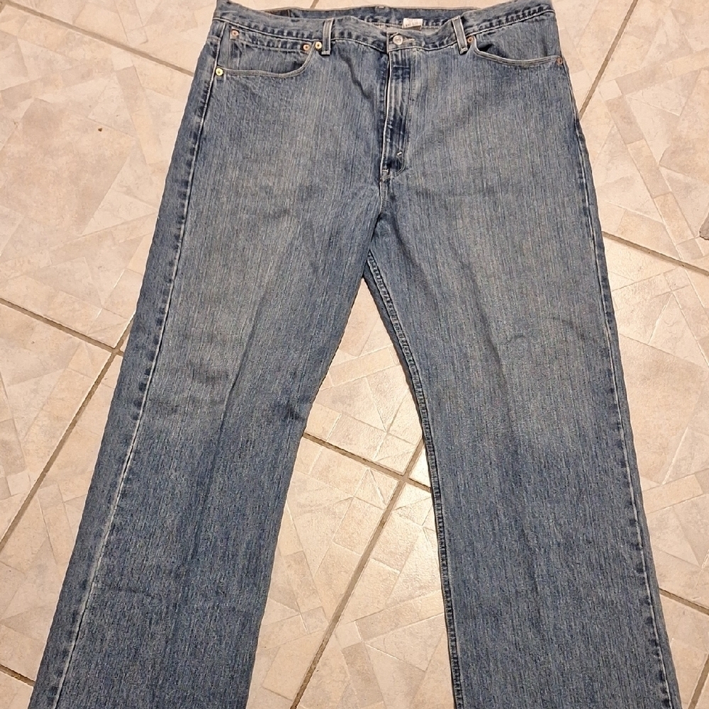 q Levis 557 Relaxed Bootcut Nice Denim Jeans Size 42x32